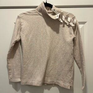 Crewcuts Girls Blush Mock Neck Sweater w/ Bow Detail Sz 12